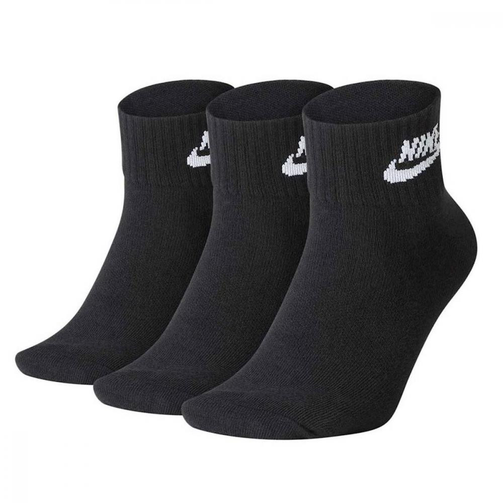 Nike Набор носков  U Nk Nsw Evry Essential Ankle 3Pr SK0110-010 S (34–38) 3 пары Черный (193145890510) - зображення 1