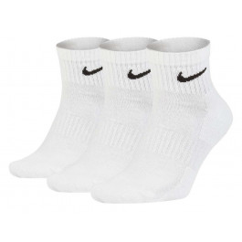 Nike Набор носков  U Nk Everyday Cush Ankle 3pr SX7667-100 43-46 (L) 3 пары Белый (888407236365)