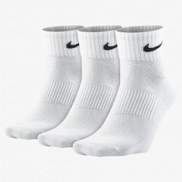 Nike Носки  U Nk Everyday Ltwt Ankle 3Pr SX7677-100 42-46 (L) 3 пары Белые (888407239113)