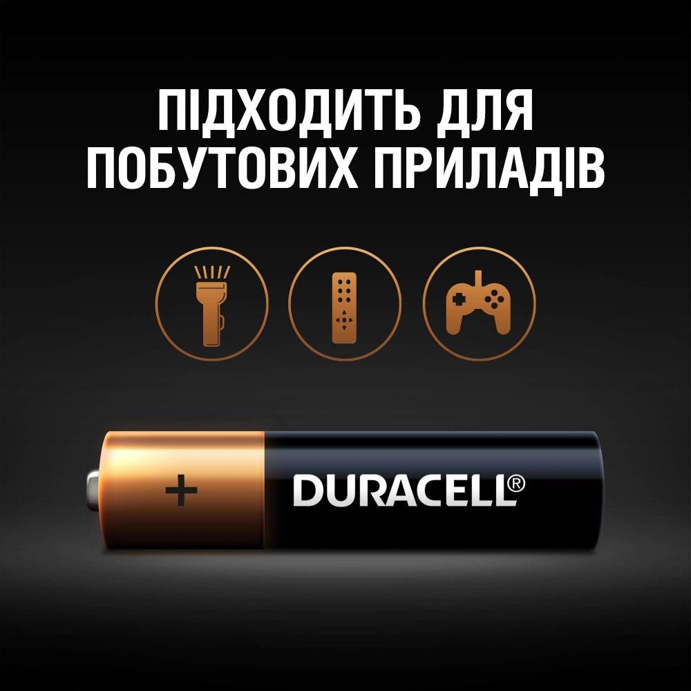 Duracell AAA bat Alkaline 6шт 5007758 - зображення 1