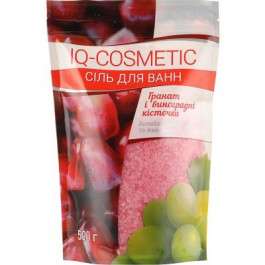 IQ Cosmetic Сіль для ванн IQ-cosmetik Гранат та виноградні кісточки, 500г