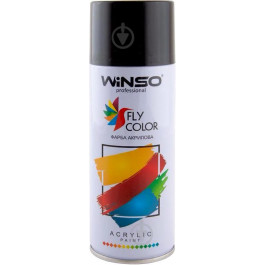 Winso Фарба акрилова 381442 WINSO 450 мл Spray чорний глянцевий (Gloss Black/RAL9005)