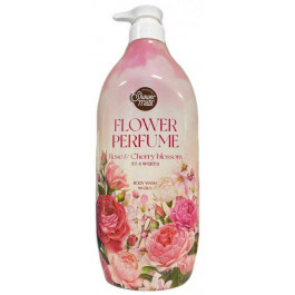 Aekyung Гель для душу з ароматом троянди та цвіту вишні  Shower Mate perfumed rose & cherry blossom 900 мл (