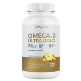 Sporter Omega-3 Ultra Gold Омега 3 120 м'яких капсул