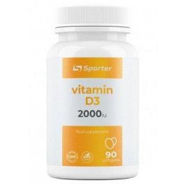 Sporter Vitamin D3 2000 ME Вітамін Д3 90 м'яких капсул