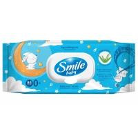 Smile Дитячі вологі серветки  Екстракт алое з клапаном 84 шт (42107450) - зображення 1