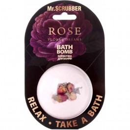 Mr. Scrubber Бомбочка для ванны  Rose Floral Dreams 200 г (4820200332390)