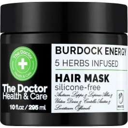 The Doctor Health & Care Маска для волосся  Health&Care Burdock Energy 5 Herbs Infused Hair Mask, 295 мл