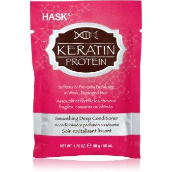 Hask Keratin Protein глибоко поживний кондиціонер для пошкодженного,хімічним вливом, волосся 50 мл - зображення 1