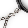 Easytoys Нашийник з поножами, чорний Leather Collar With Anklecuff (ET279BLK) - зображення 4
