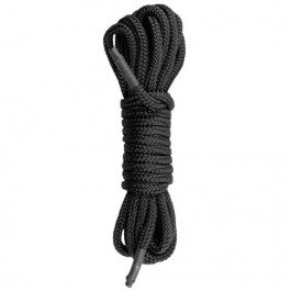 Easytoys Бондажна мотузка , нейлонова, чорна, 5 м (ET247BLK)