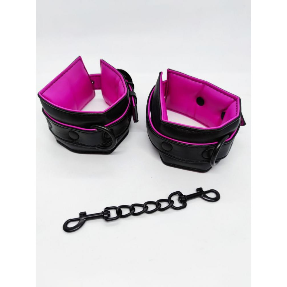 DS Fetish Kit of handcuffs and ankles (Sm-W3343) - зображення 1
