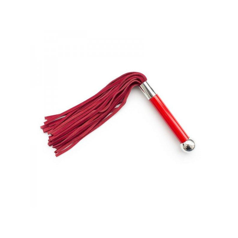 DS Fetish Leather flogger suede red (292001054) - зображення 1