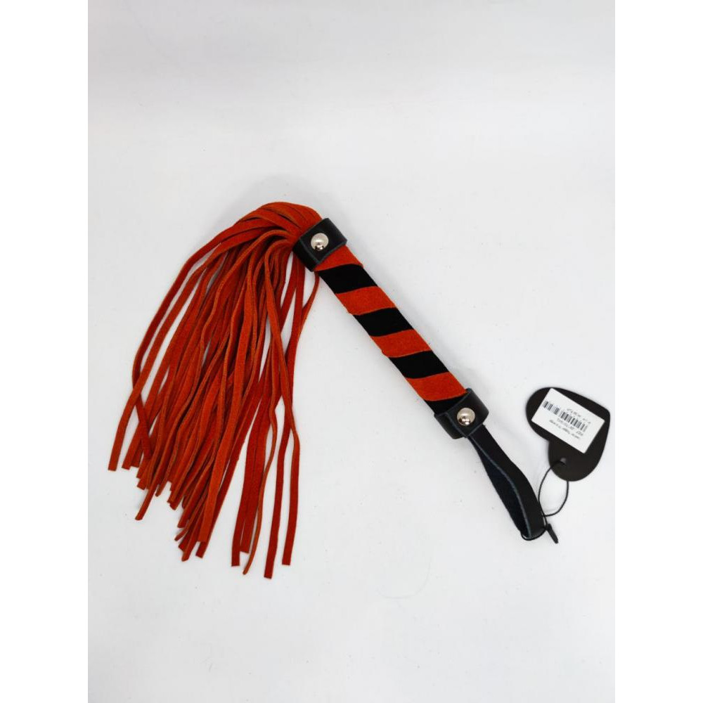 DS Fetish Leather flogger M orange (291701043) - зображення 1