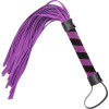 DS Fetish Leather flogger M purple (292301043) - зображення 1
