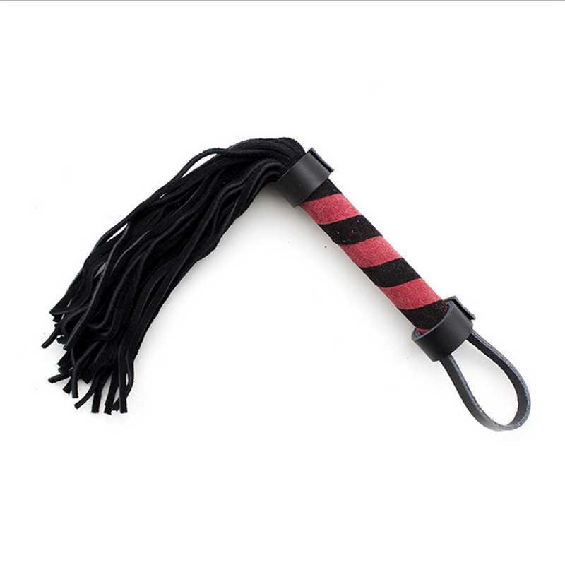 DS Fetish Leather flogger M black (292401043) - зображення 1