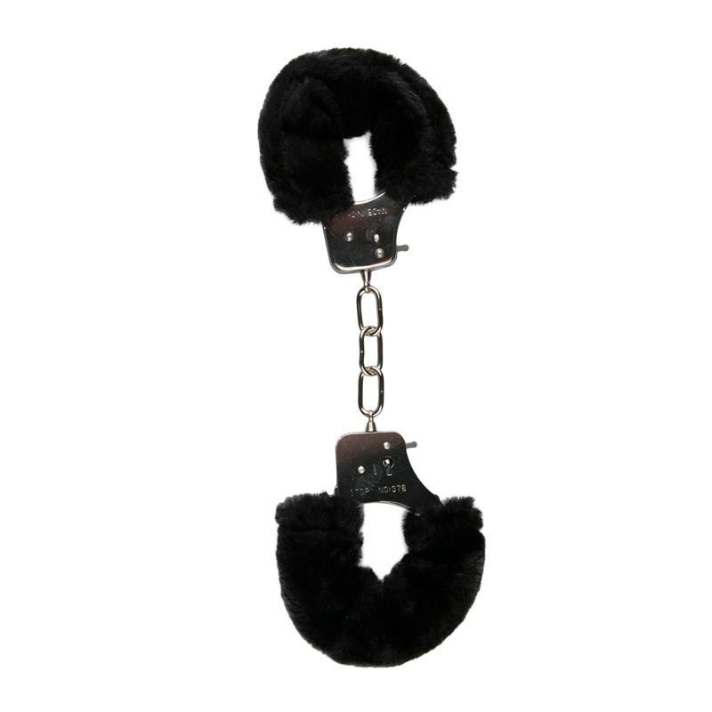Easytoys Наручники EASYTOYS Furry Handcuffs - Black (ET28044) - зображення 1