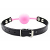 DS Fetish Silicone ball gag metal accesso pink (221302012) - зображення 2