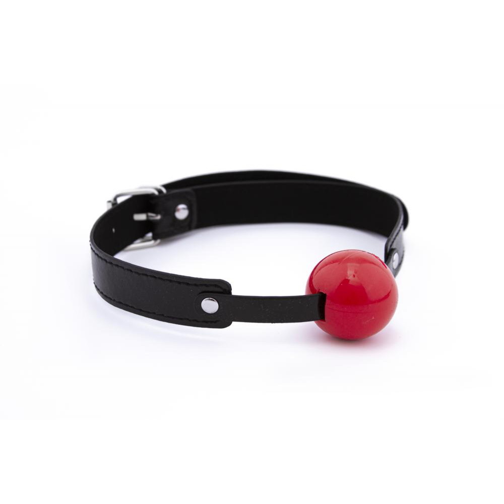 DS Fetish Ball gag black/red (223202014) - зображення 1