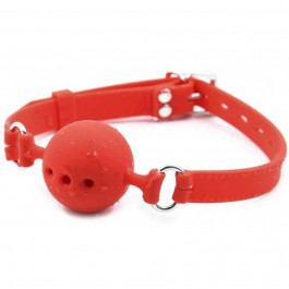 DS Fetish Silicone gag M red (222001098)