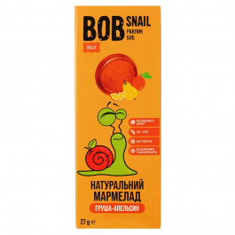 Bob Snail Мармелад   груша-апельсин 27 г (4820219344193)
