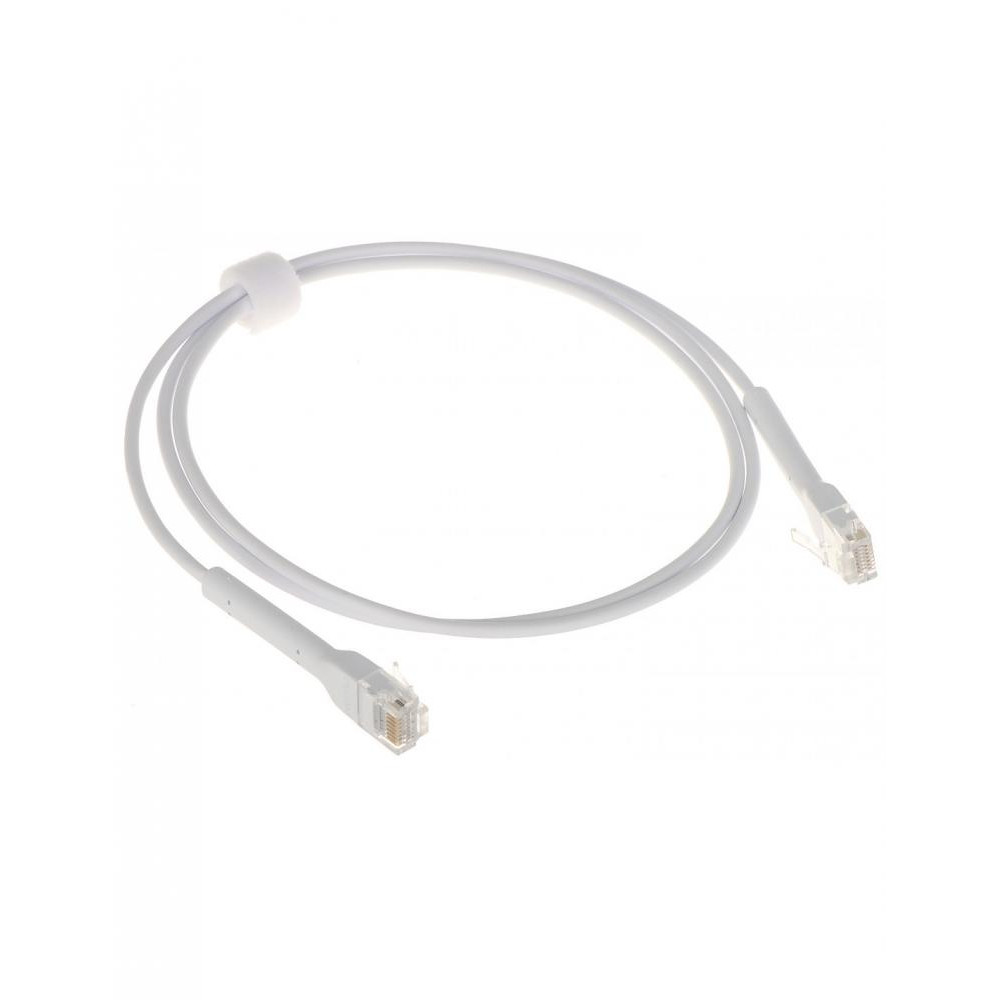 Ubiquiti UniFi Ethernet Patch Cable Cat6 1m White (UC-PATCH-RJ45-1M-WH) - зображення 1