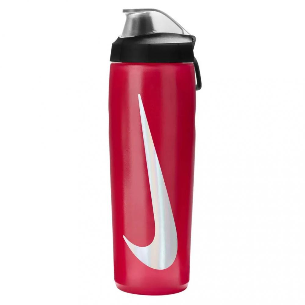 Nike Refuel Bottle Locking Lid 24 OZ 709 мл Red/Black/Silver (N.100.7668.640.24) - зображення 1