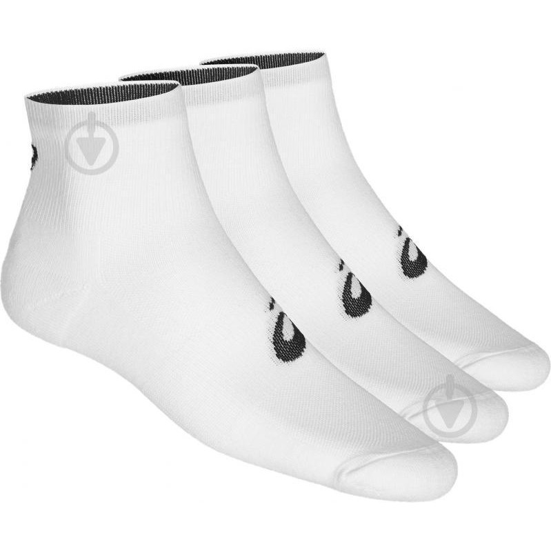Asics Носки  3ppk Quarter Sock 155205-0001 43-46 р 3 пары Белые (8718837138101) - зображення 1