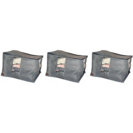 ORGANIZE Набір сумок-органайзерів для речей  XL 3 шт Сірий (HS-3 XL-grey)