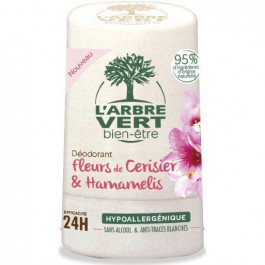 L'Arbre Vert Дезодорант  с экстрактами цветов вишни и гамамелиса 50 мл (3450601032394)