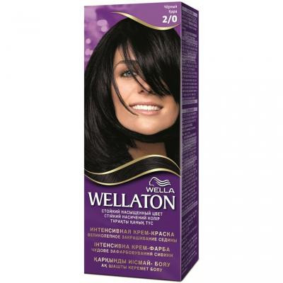 Wella Крем-фарба для волосся   інтенсивна 2/0 Чорний 110 мл (4056800875542) - зображення 1