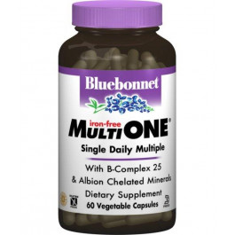   Bluebonnet Nutrition MultiONE без заліза 60 капсул (BLB0146)