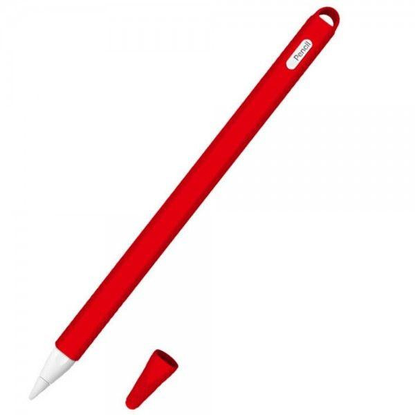 GOOJODOQ Чехол TPU Hybrid Ear для стилуса Apple Pencil 2 Red (4001055094286R) - зображення 1