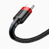 Baseus Cafule Cable USB For Type-C 3A 1M Red+Black (CATKLF-B91) - зображення 4