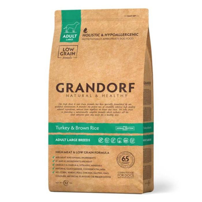 Grandorf Turkey Brown Rice Adult Large Breeds 3 кг (5404009517906) - зображення 1