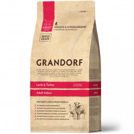 Grandorf Adult Indoor Lamb & Brown Rice 8 кг (5407007852406)