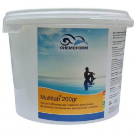 Chemoform Multitab хлор тривалої дії 4 у 1 у таблетках (200г) 5 кг