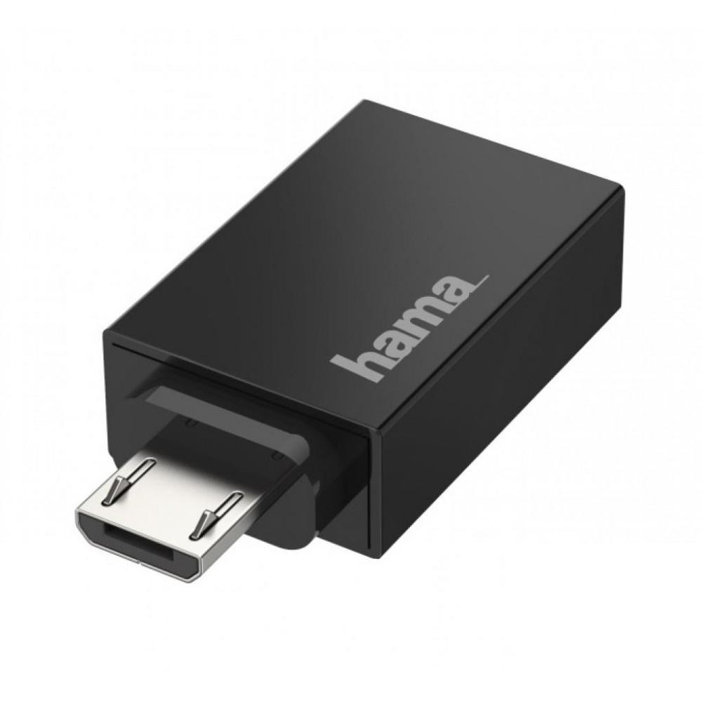 HAMA USB 2.0 to Micro USB Black (00200307) - зображення 1
