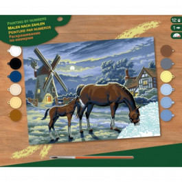Sequin Art PAINTING BY NUMBERS SENIOR Evening Pasture (SA0429)