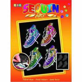 Sequin Art ORANGE Street Feet (SA1514)