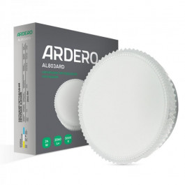Ardero Накладний світлодіодний світильник  AL803ARD 24W коло декор (80179)