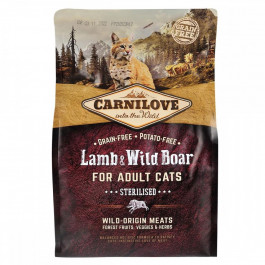 Carnilove Lamb & Wild Boar Sterilised 2 кг 170199/2317
