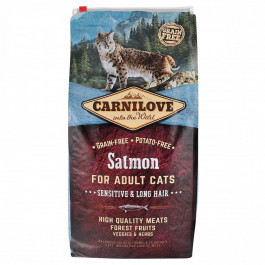Carnilove Salmon Sensitive & Long Hair 6 кг 170204/2270