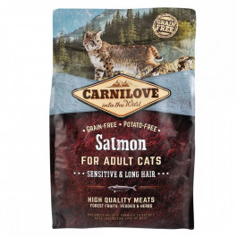 Carnilove Salmon Sensitive & Long Hair 2 кг 170198/2287