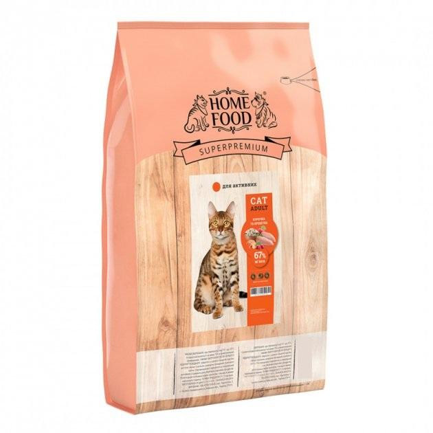 Home Food Корм для взрослых котов Курочка-креветка 3 кг - зображення 1