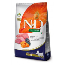 Farmina N&D Pumpkin Grain Free  Adult Mini Lamb & Blueberry 7 кг (8010276033642)