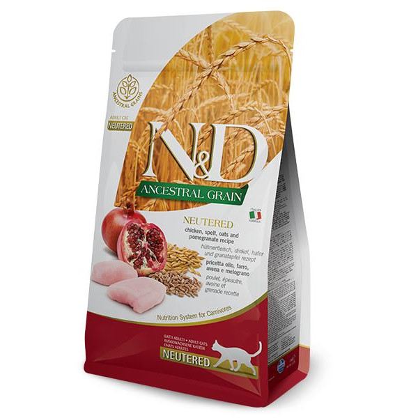 Farmina N&D Ancestral Grain Adult Neutered Chicken 5 кг 156437 - зображення 1