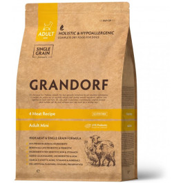 Grandorf Living Probiotics Adult Mini 4 Meat & Brown Rice 1 кг (5407007851096)