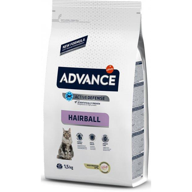 Advance Hairball Turkey & Rice 1,5 кг (8410650152103) - зображення 1