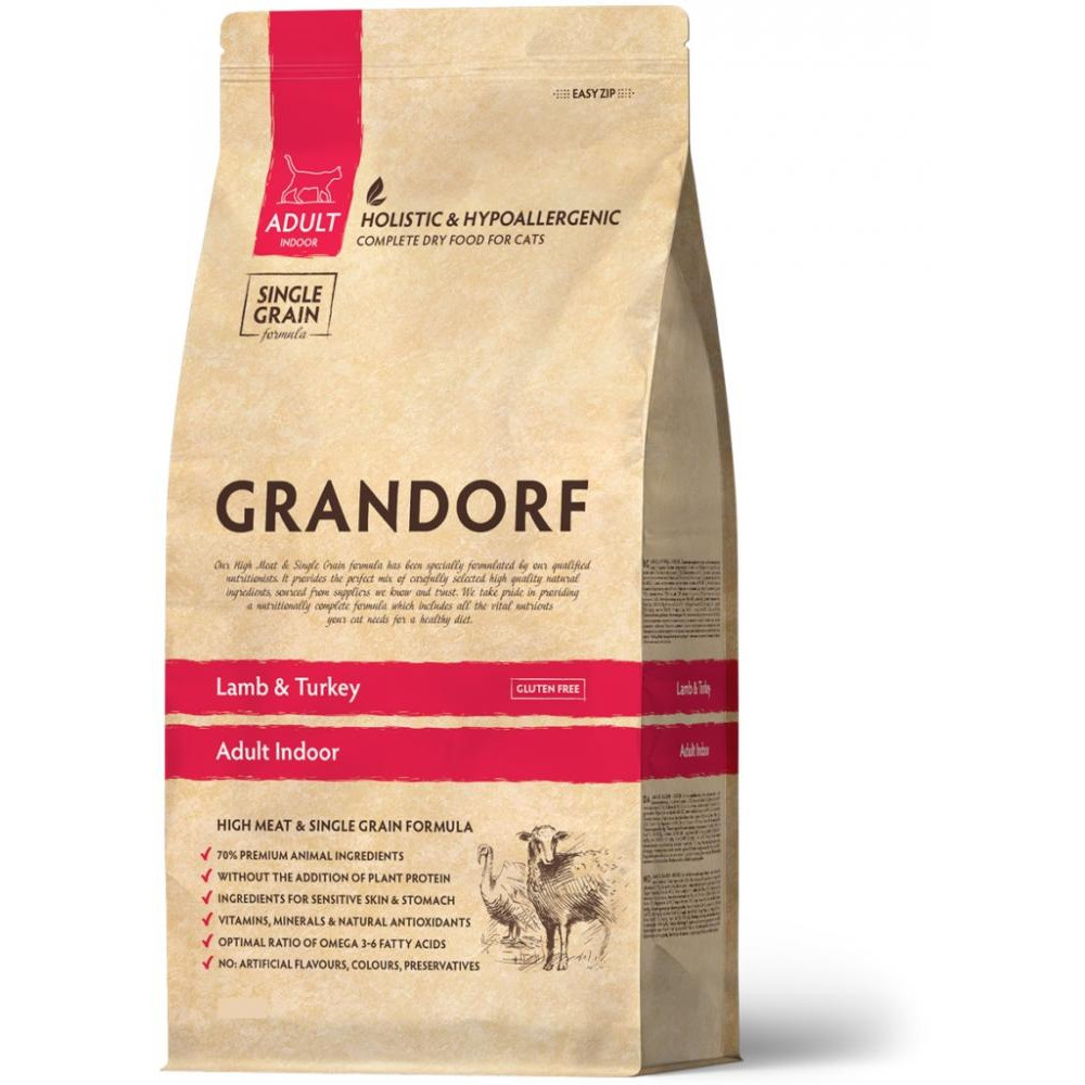Grandorf Adult Indoor Lamb & Brown Rice 0,4 кг (7013) - зображення 1